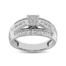 10K White Gold 1 5/8 Ct.Tw. Diamond Engagement Invisible Ring