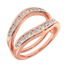 Diamond 3/4 Ct.Tw. Guard Ring in 10K Rose Gold