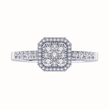 Diamond 1/2 Ct.Tw. Fashion Ring in 14K White Gold