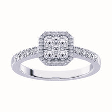 Diamond 1/2 Ct.Tw. Fashion Ring in 14K White Gold