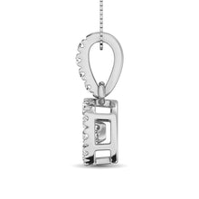 10K White Gold 9/10 Ct.Tw.Moving Diamond Fashion Pendant