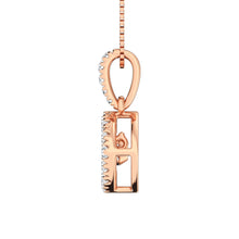 Diamond 3/8 Ct.Tw. Shimmering Fashion Pendant in 14K Rose Gold