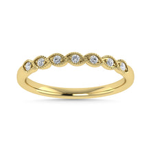 Diamond 1/10 Ct.Tw. Stack Band in 14K Yellow Gold