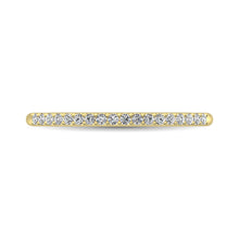 14K Yellow Gold 1/10 ctw Diamond Wedding Band