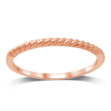 14K Rose Gold Plain Band