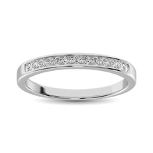 Diamond 1/5 Ct.Tw. Channel Set Machin Band in 14K White Gold