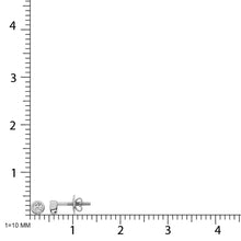 Diamond 1/20 Ct.Tw. Solitaire Stud Earrings in 10K White Gold