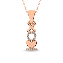 10K White Gold Diamond Accent Fashion Pendant