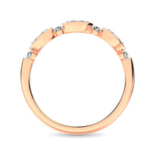 Diamond 1/5 Ct.Tw. Stack Band in 10K Rose Gold