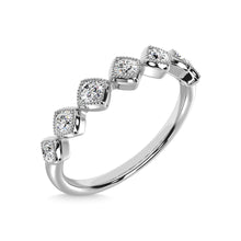 14K White Gold 1/6 Ctw Diamond Annivesary Ring