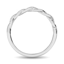 10K White Gold 1/20 Ctw Diamond Annivesary Band