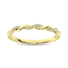 10K Yellow Gold 1/20 Ctw Diamond Anniversary Band