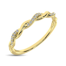 10K Yellow Gold 1/20 Ctw Diamond Anniversary Band