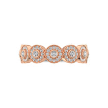 14K Rose Gold 1/2 Ct.Tw. Diamond Stackable Band