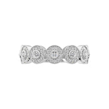 14K White Gold 1/2 Ct.Tw. Diamond Stackable Band