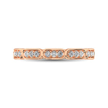 14K Rose Gold 1/5 Ct.Tw. Diamond Stackable Band