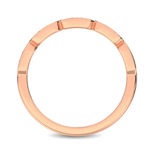 14K Rose Gold 1/5 Ct.Tw. Diamond Stackable Band