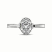 10K White Gold 1/5 Ct.Tw. Diamond Fashion Ring