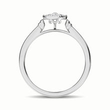 10K White Gold 1/5 Ct.Tw. Diamond Fashion Ring