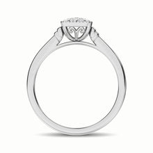 10K White Gold 1/5 Ct.Tw. Diamond Fashion Ring
