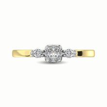 10K Yellow Gold 1/3 Ct.Tw. Diamond Promise Ring