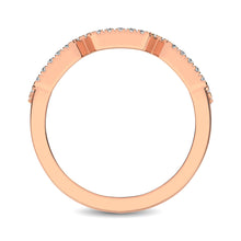 14K Rose Gold 1/2 Ct.Tw. Diamond Stackable Band