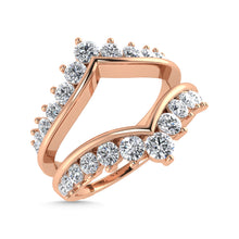 Diamond 1/4 Ct.Tw. Guard Ring in 10K Rose Gold