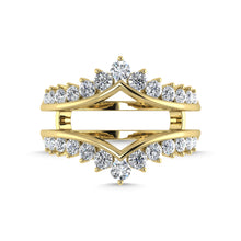 Diamond 1/2 Ct.Tw. Guard Ring in 14K Yellow Gold