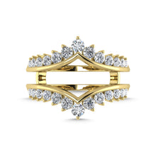 Diamond 1 Ct.Tw. Guard Ring in 14K Yellow Gold