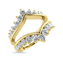 Diamond 1 Ct.Tw. Guard Ring in 14K Yellow Gold