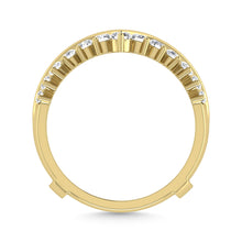 Diamond 1/2 Ct.Tw. Guard Ring in 14K Yellow Gold
