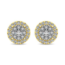 Diamond Stud earrings 3/4 ct tw in 14K Yellow Gold