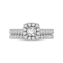 14KT White Gold 1Ct.Tw. Diamond keyani Bridal Ring