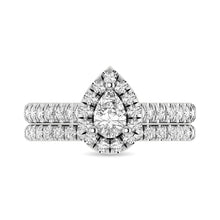 14KT White Gold 1Ct.Tw. Diamond keyani Bridal Ring