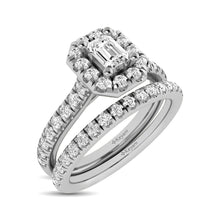 14KT White Gold 1Ct.Tw. Diamond keyani Bridal Ring