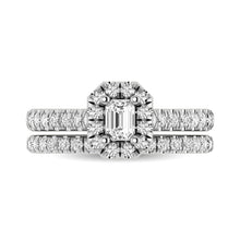 14KT White Gold 1Ct.Tw. Diamond keyani Bridal Ring