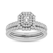 14KT White Gold 1Ct.Tw. Diamond keyani Bridal Ring
