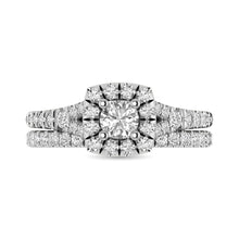 14KT White Gold 1Ct.Tw. Diamond keyani Bridal Ring