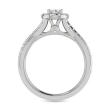 14KT White Gold 1Ct.Tw. Diamond keyani Bridal Ring
