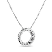 Diamond 1/4 Ct.Tw. Circle Pendant in 14K White Gold