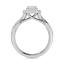 14K White Gold 1 Ct.Tw. Diamond Engagement Rings