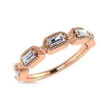 Diamond 1/4 Ct.Tw. Baguette Cut Anniversary Band in 14K Rose Gold