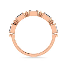 Diamond 1/4 Ct.Tw. Baguette Cut Anniversary Band in 14K Rose Gold