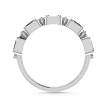 Diamond 1/4 Ct.Tw. Baguette Cut Anniversary Band in 14K White Gold