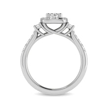 14KT White Gold 1Ct.Tw. Diamond keyani Bridal Ring