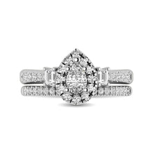 14KT White Gold 1Ct.Tw. Diamond keyani Bridal Ring