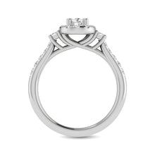 14KT White Gold 1Ct.Tw. Diamond keyani Bridal Ring