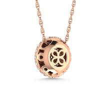 Diamond 1/2 Ct.Tw. Cluster Fashion Pendant in 14K Two Tone