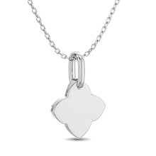10KT WHITE GOLD 1/10CT TW DIAMOND PENDANT