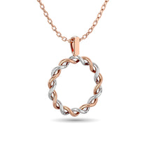 Diamond Fashion Pendant 1/6 ct tw in 10K Rose Gold
